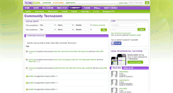 Desktop Screenshot of community.tecnozoom.it
