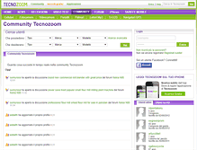 Tablet Screenshot of community.tecnozoom.it