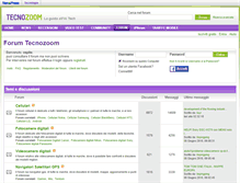 Tablet Screenshot of forum.tecnozoom.it