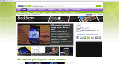 Desktop Screenshot of blackberry.news.tecnozoom.it